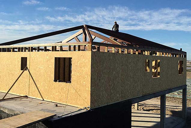 Vivienda de madera en entramado ligero, Almeria